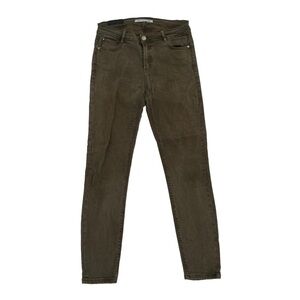 Zara Green Skinny Denim Jeans Size 6 Women’s